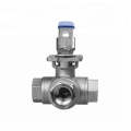 Three Way L Port /T Port Ball Valve